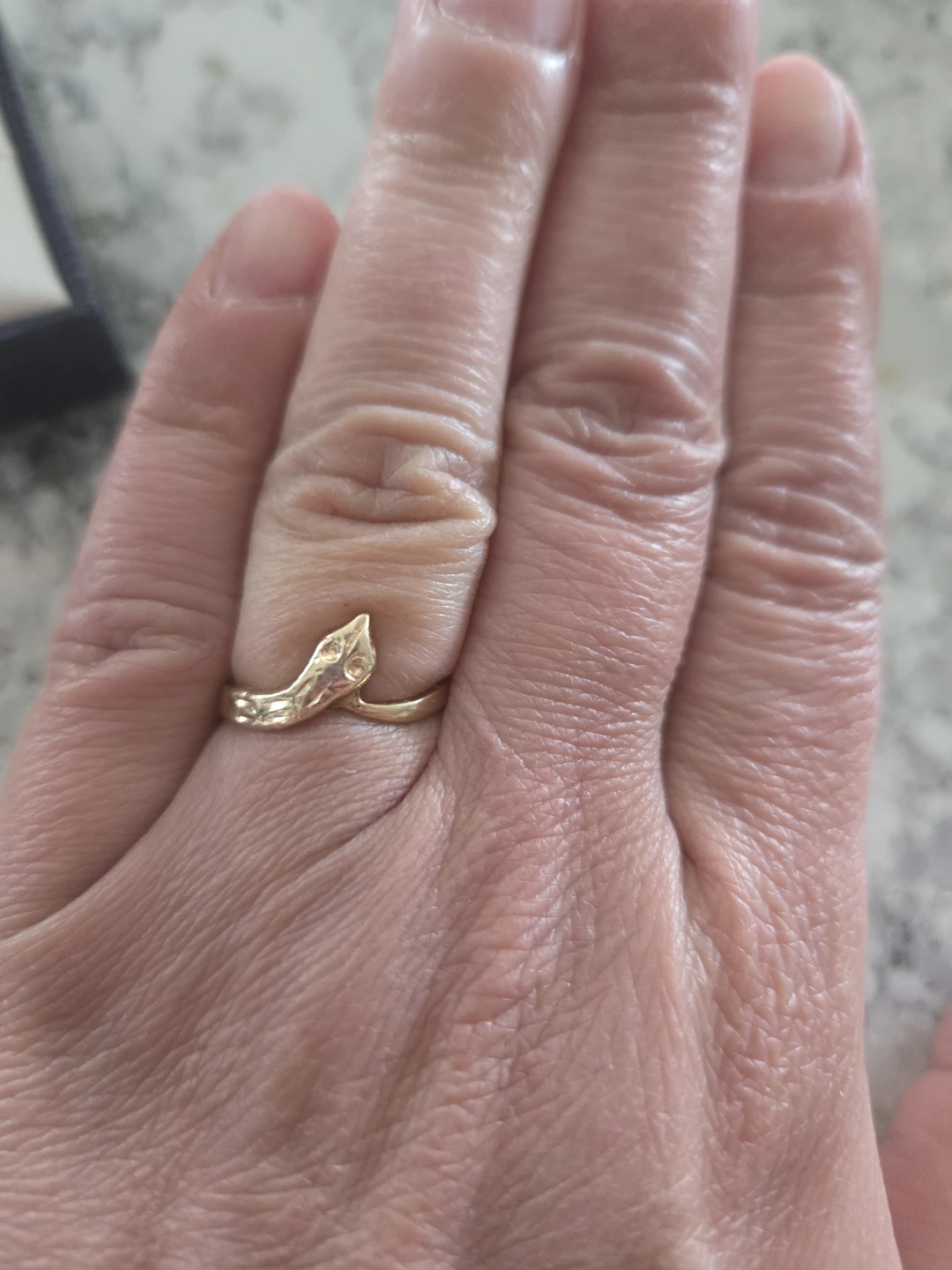 10k Gold Snake Ring - photo 3