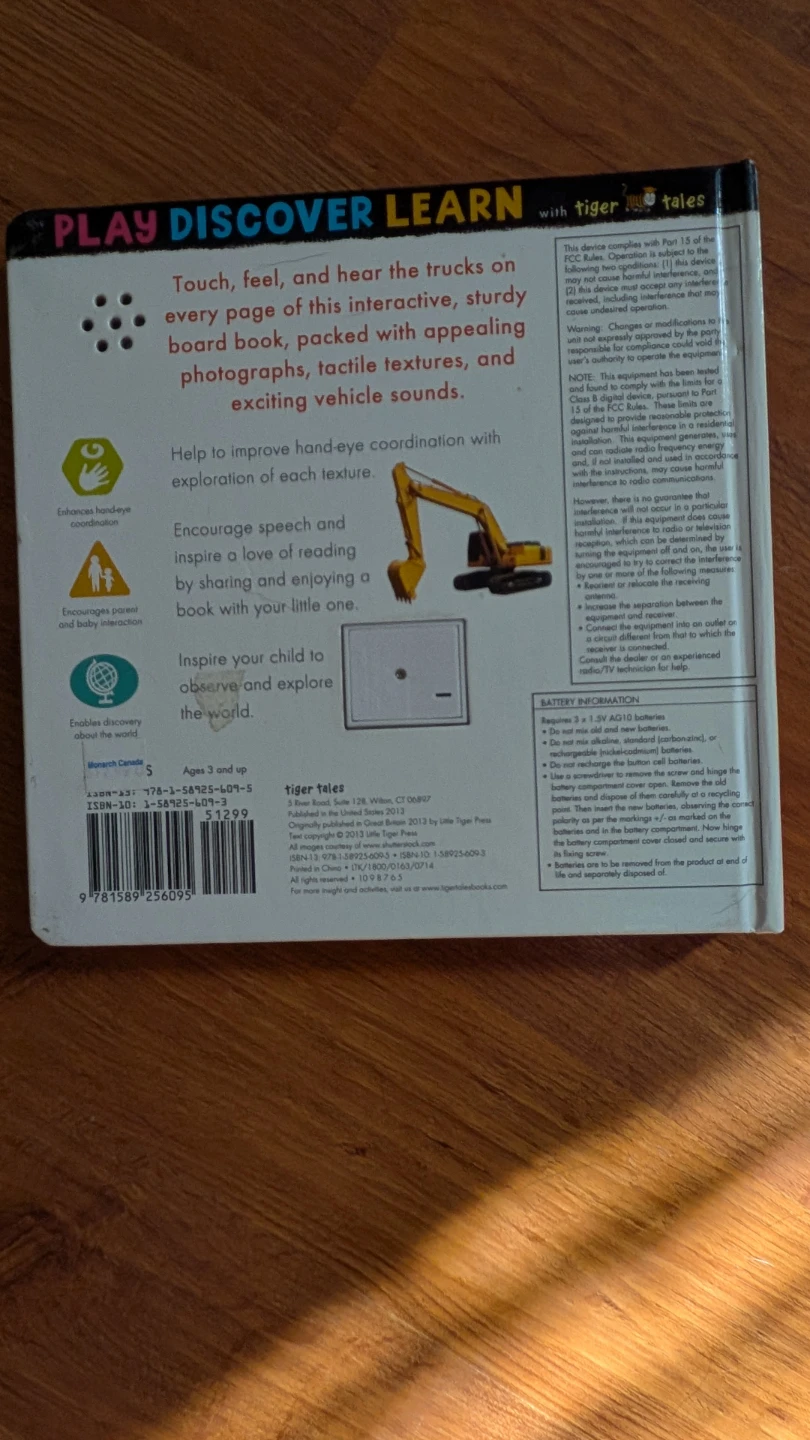 Noisy trucks interactive kids book ⚽ - photo 3