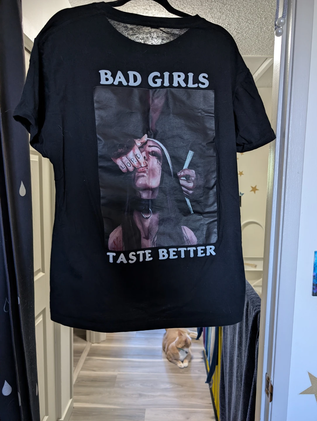 Black T-Shirt - "BAD GIRLS TASTE BETTER" Graphic Tee