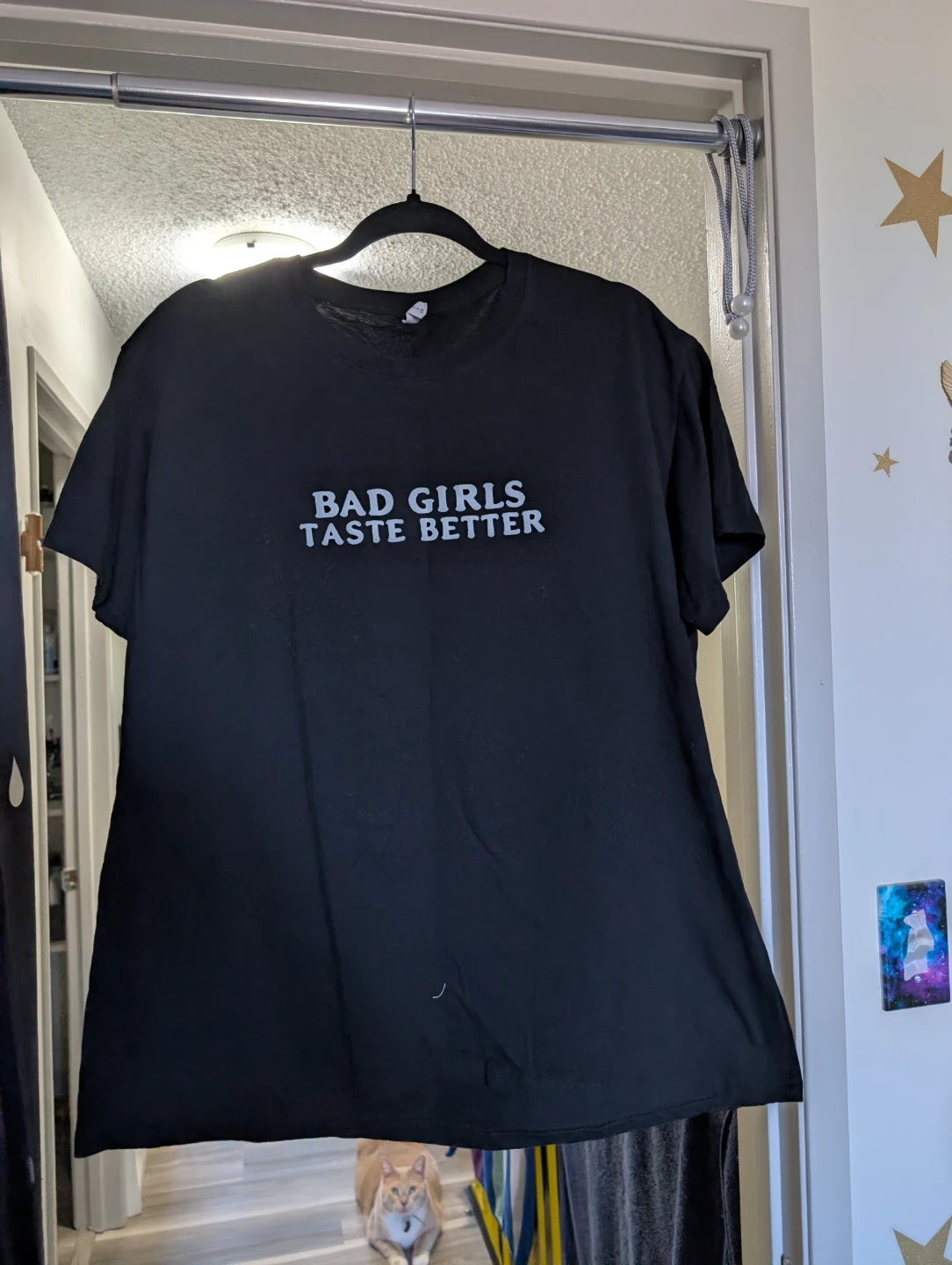 Black T-Shirt - "BAD GIRLS TASTE BETTER" Graphic Tee - photo 2