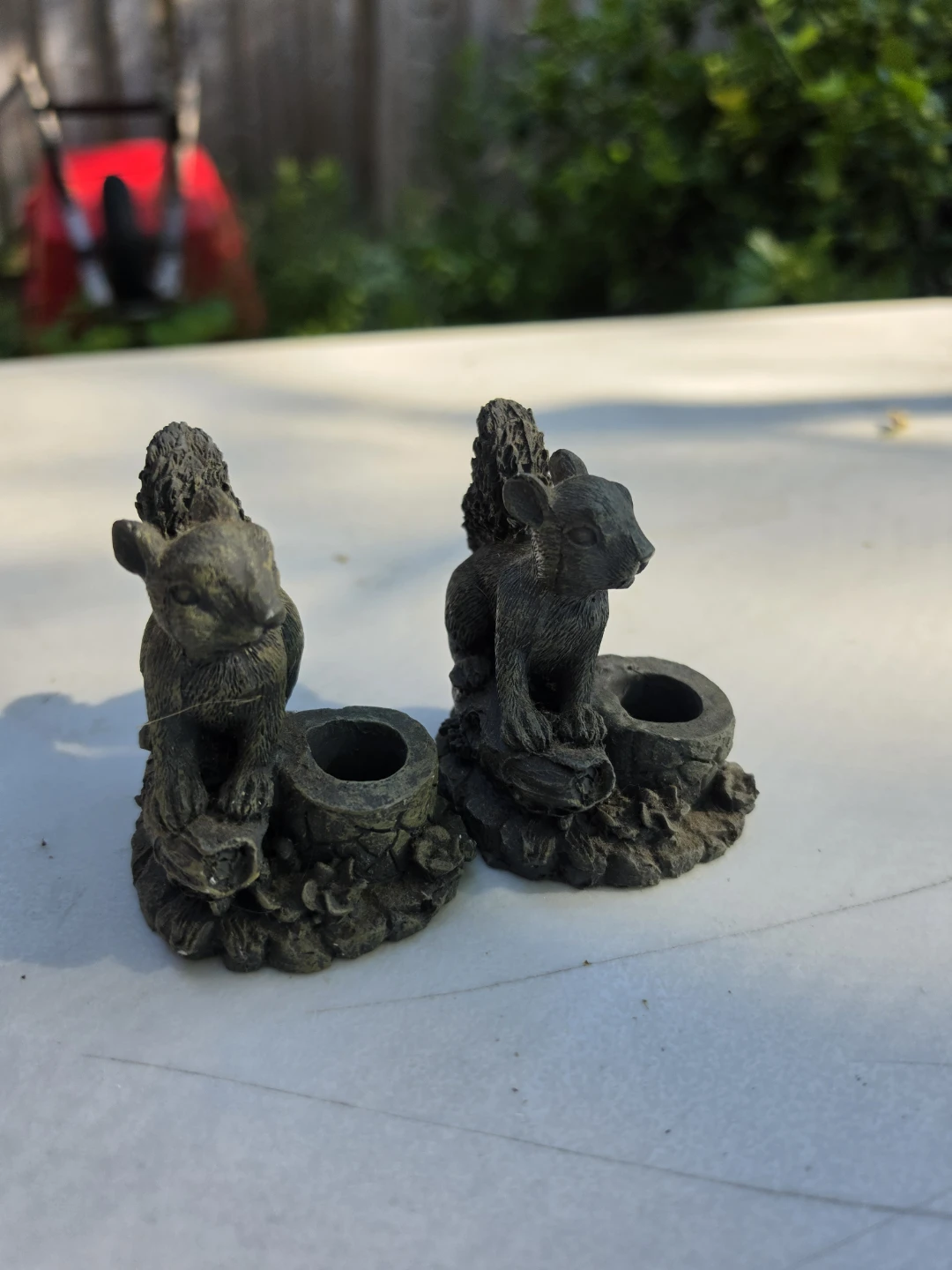 Set of 2 Squirrel Candle Holders - photo 3