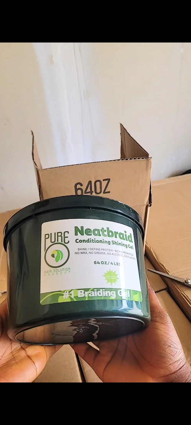 Pure Neatbraid Conditioning Shining Gel - 64 oz - photo 2