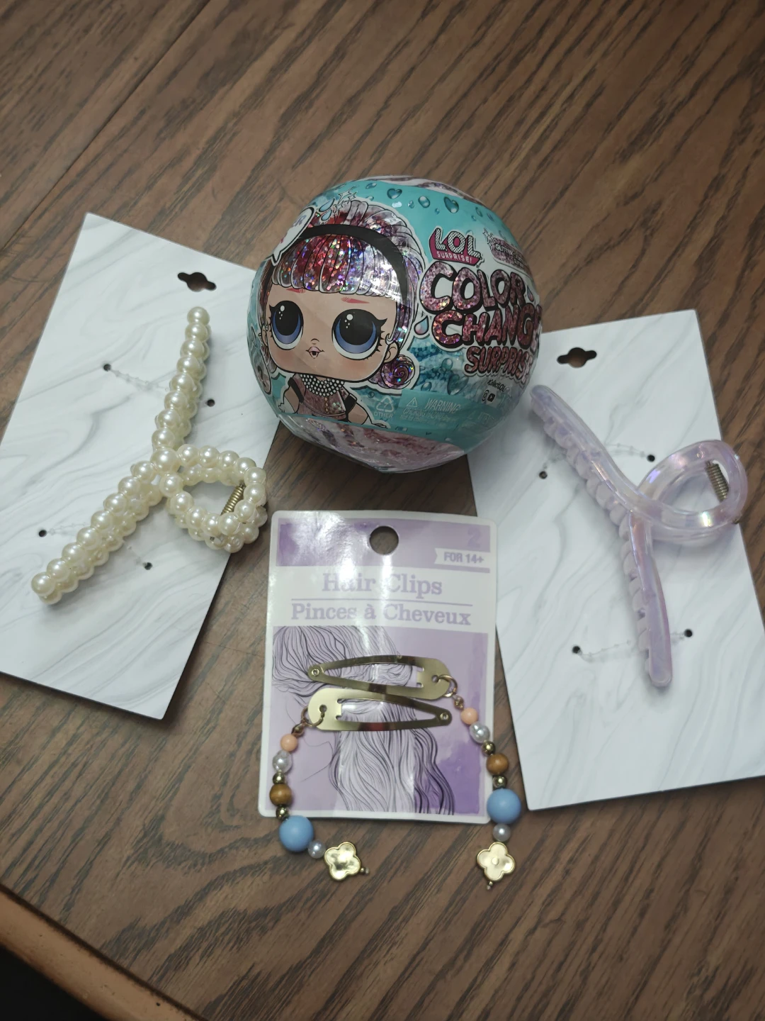 LOL Surprise Color Change Surprise Toy & Hair Clips Set - photo 2