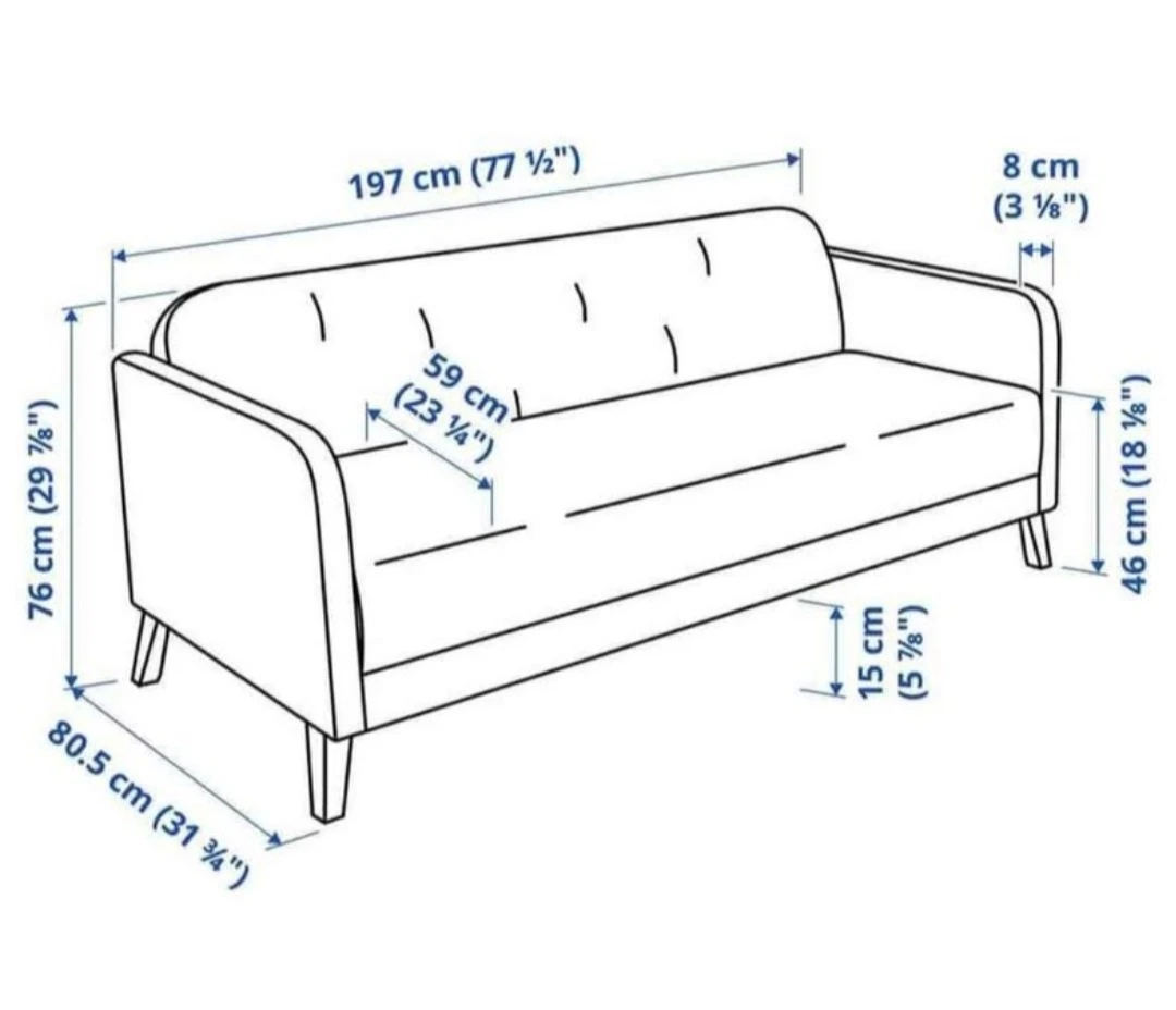 🛋️ IKEA Sofa & Loveseat Set – Clean, Modern & Comfortable - photo 5