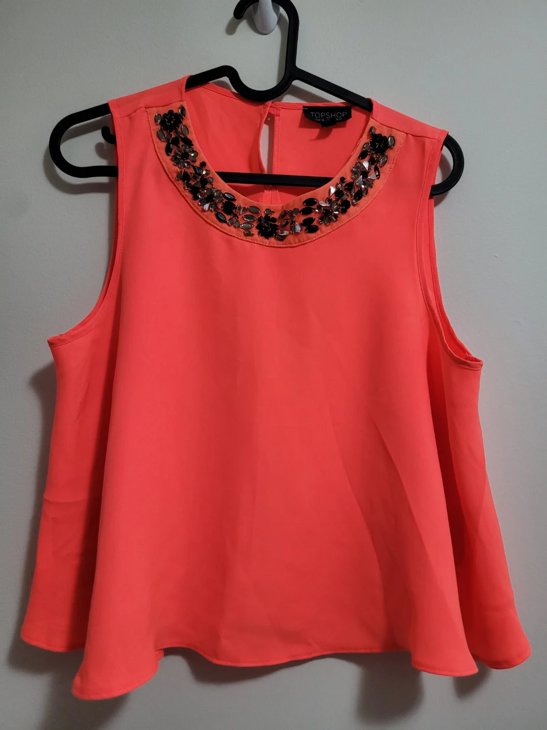 Topshop Embellished Tank Top – US 6 / UK 10