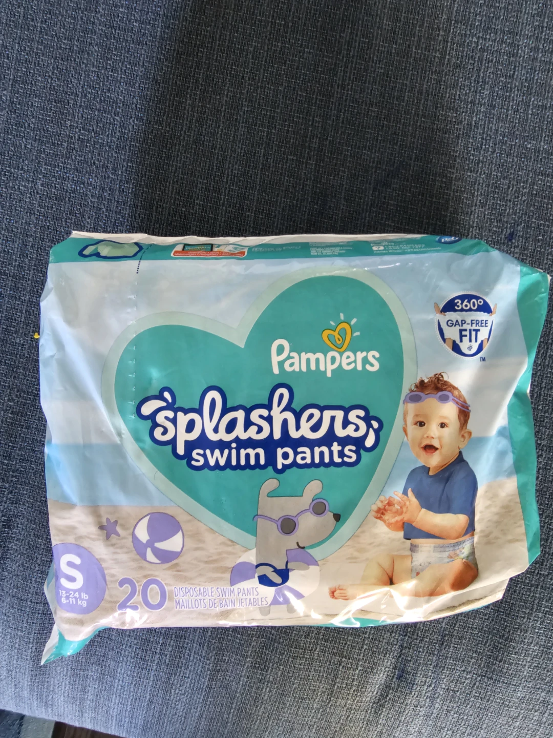 Pampers Splashers Swim Pants - Size S - 19 Count (FREE)