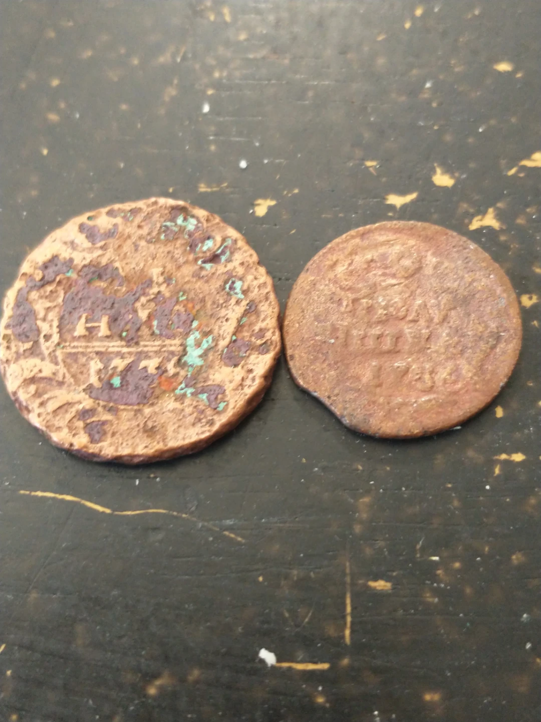 Interesting 1734-1913 Ten Russian Copper Coin Lot - photo 2