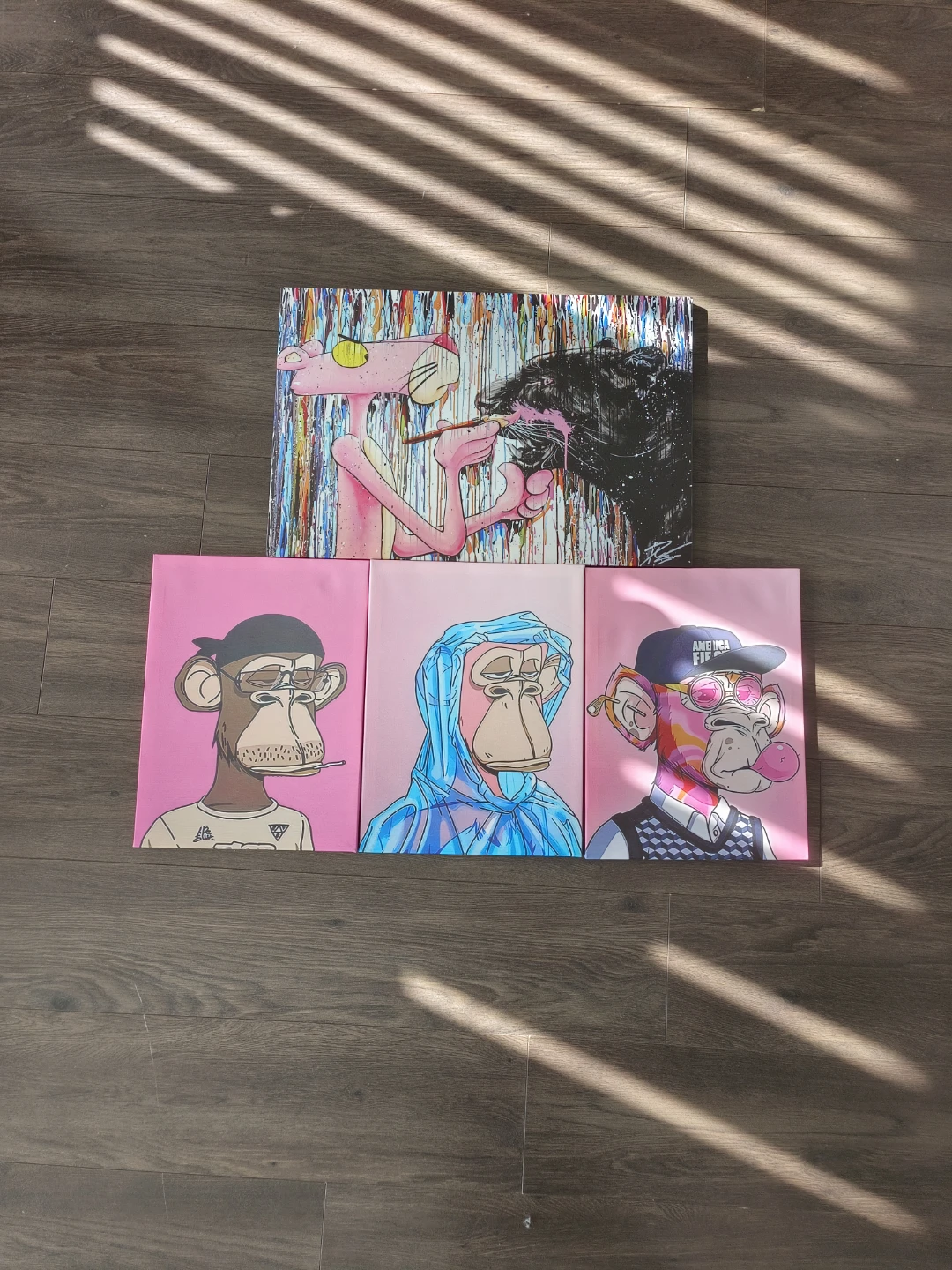 NFT Art Prints - Pink Panther & Ape Collection