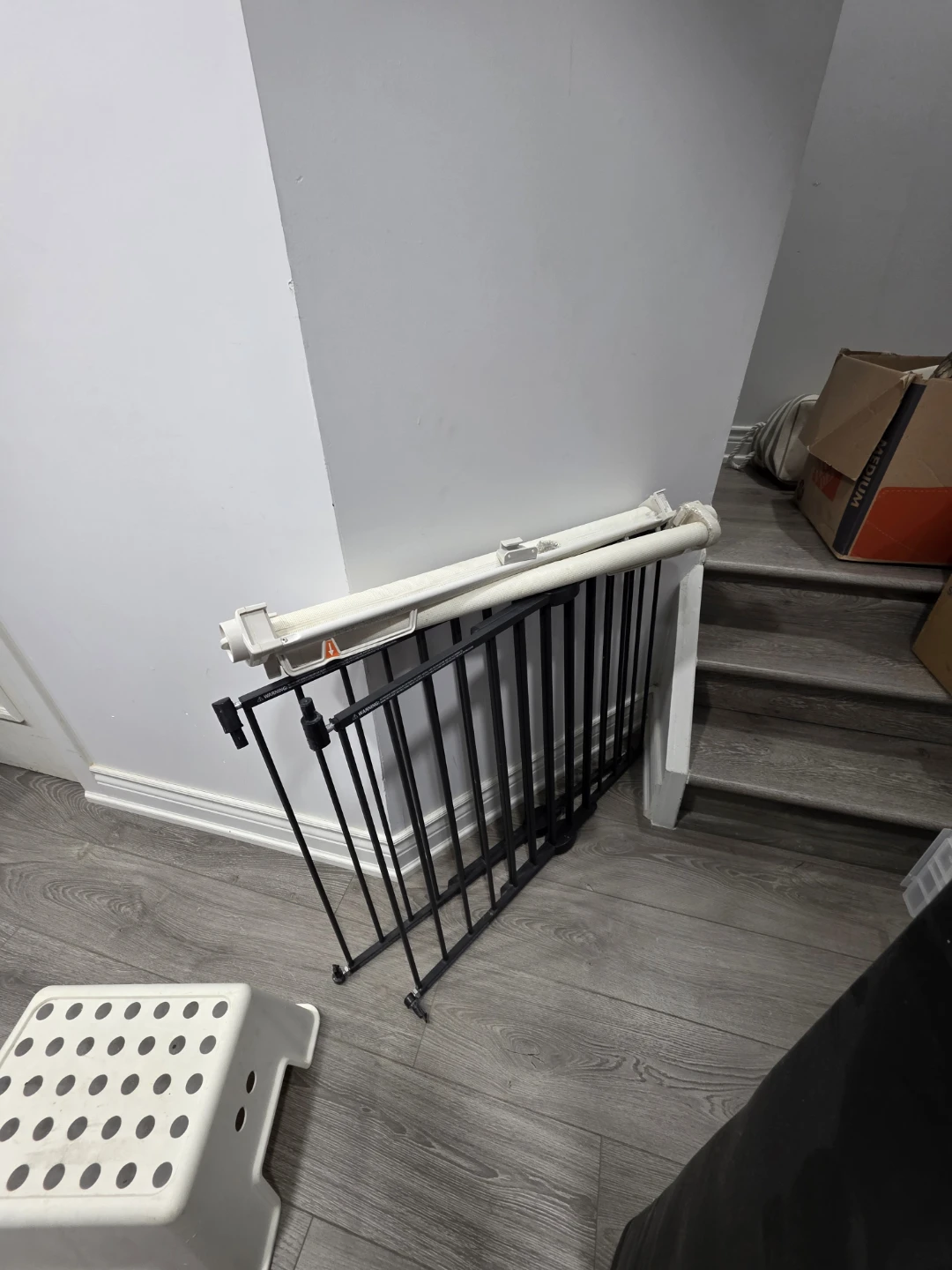 3 baby safety gates and Black Metal Safety Gate