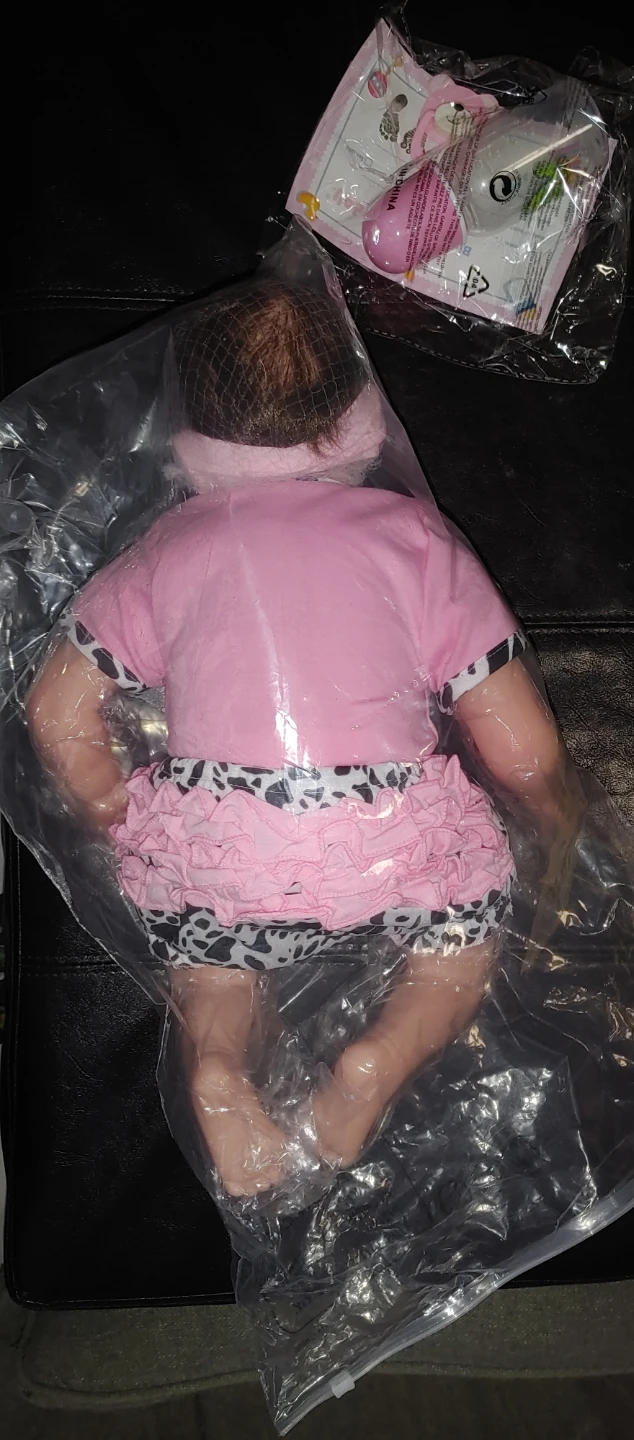 22" Reborn Baby Doll with Cow Outfit - photo 4