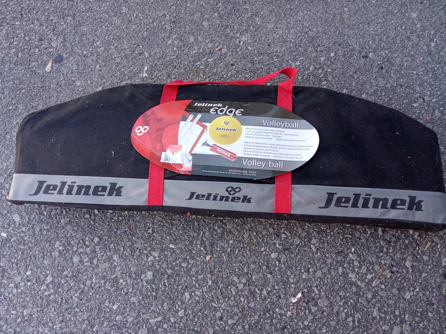 Jelinek Edge Volleyball Set with Bag and Pump