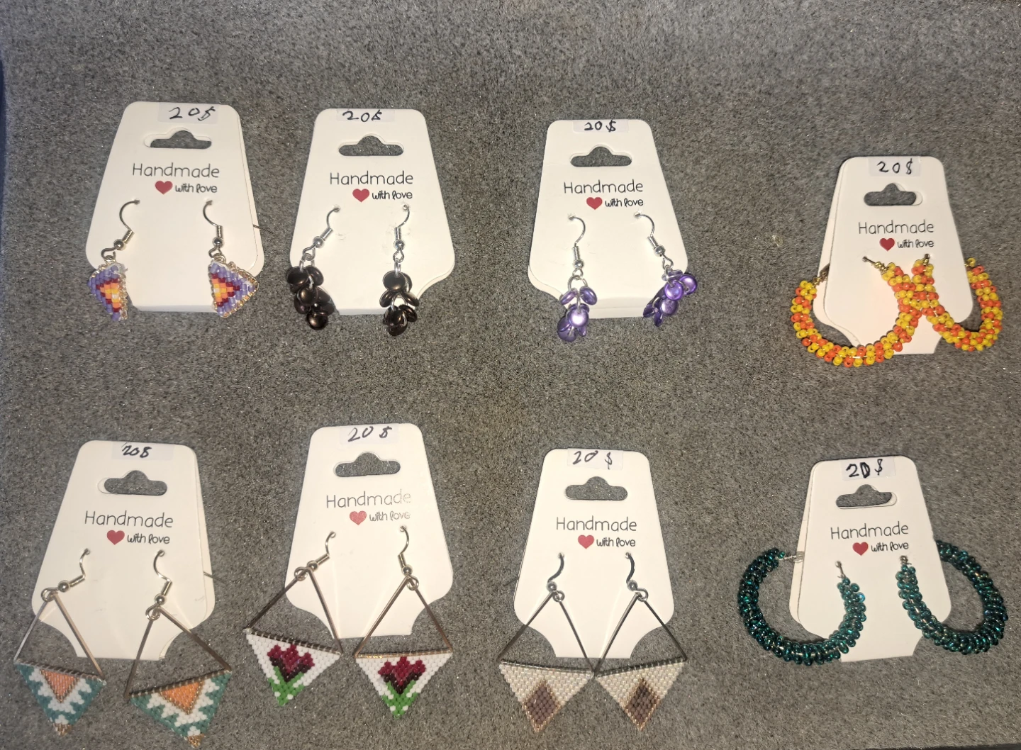 Handmade Beaded Earrings