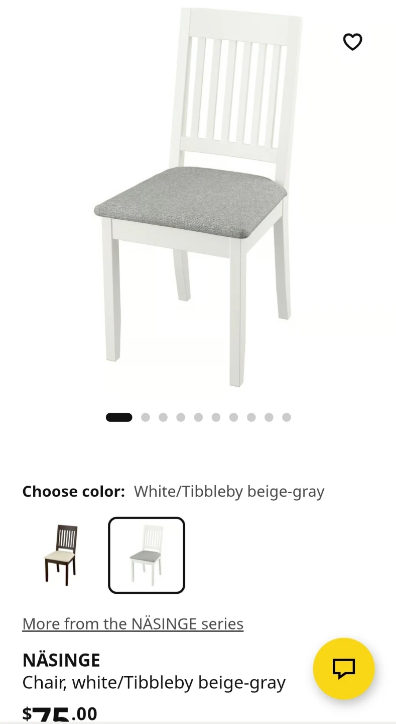 IKEA NÄSINGE Dining Chairs (Set of 4) - photo 3