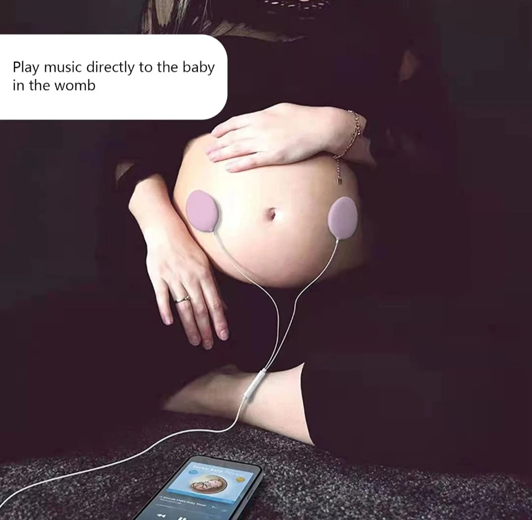 Prenatal Belly Speakers Baby Bump Headphones Music - photo 2