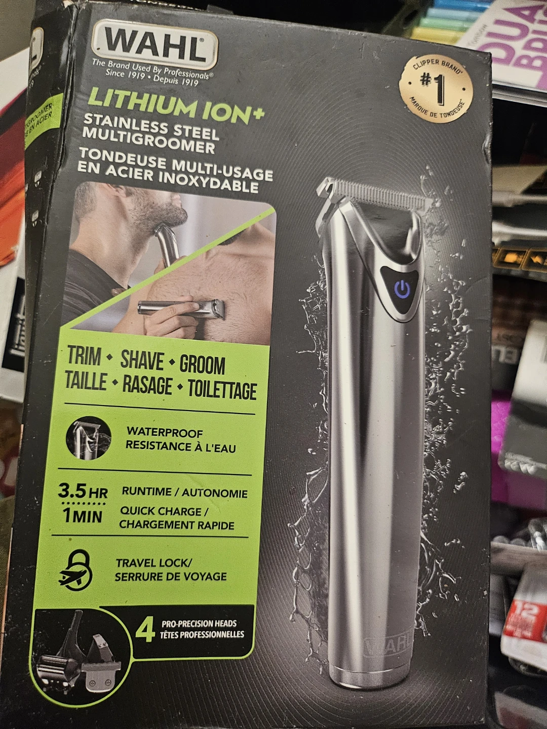 WAHL LITHIUM ION stainless steel MULTIGROOMER