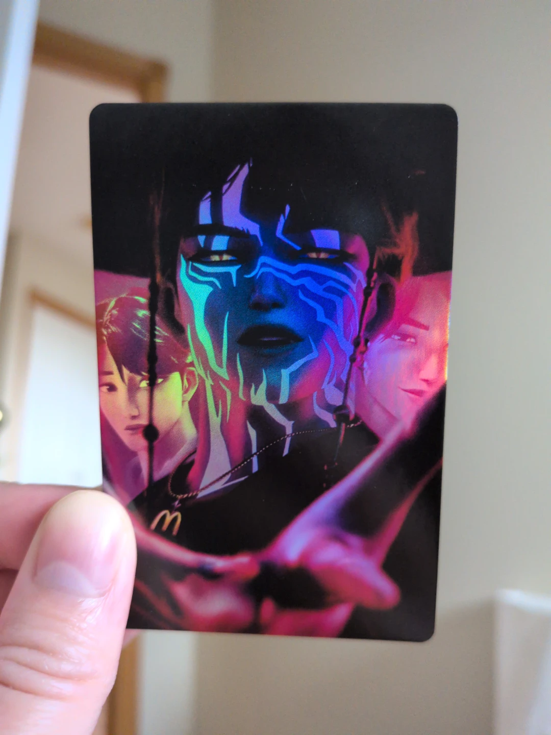 Demon Jinu. McDonald's x K-pop Demon Hunters Photcard