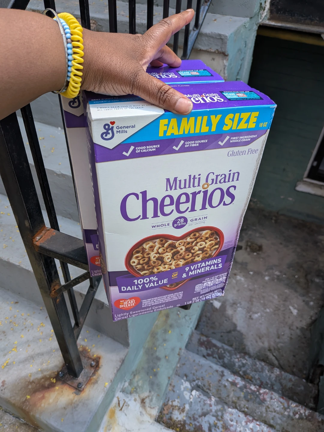 General Mills Multi Grain Cheerios Cereal, Family Size