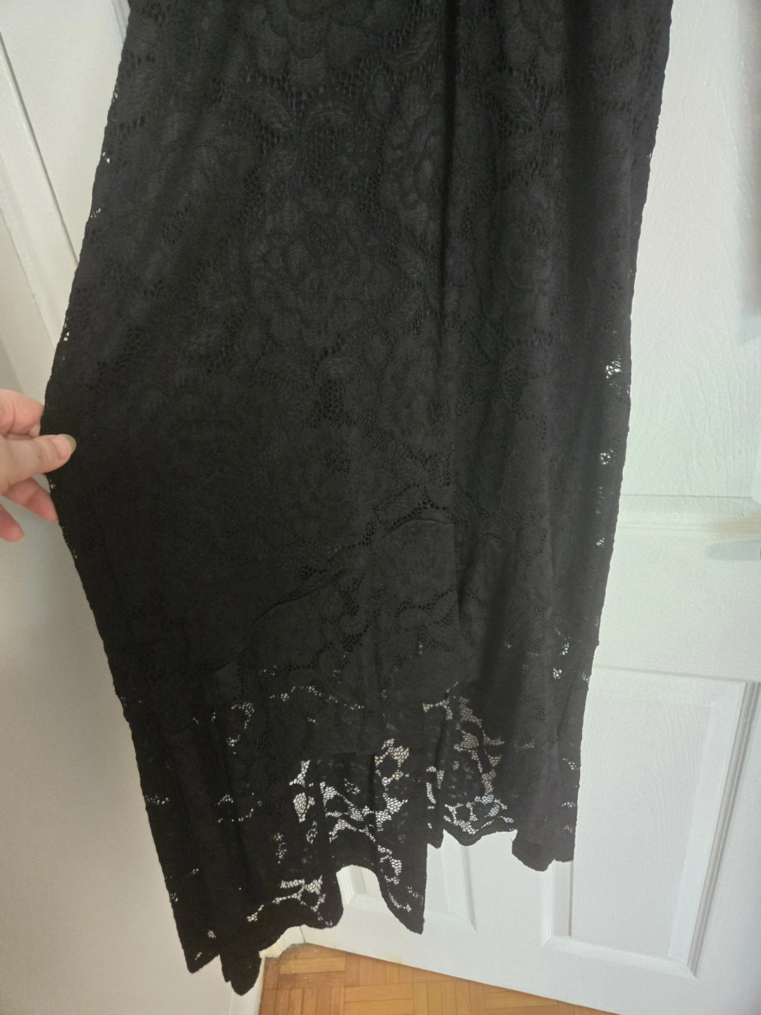Guess Black LS Loren Lace Dress - Size 6 - photo 2