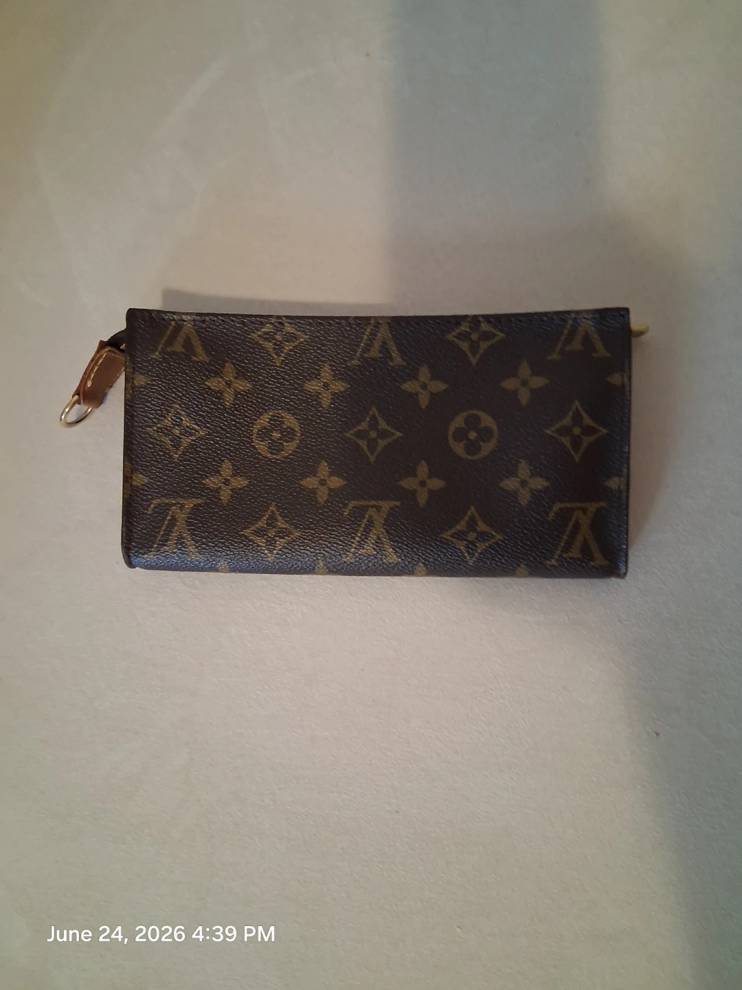 Louis Vuitton Monogram Canvas Clutch Pouch - Brown - photo 3