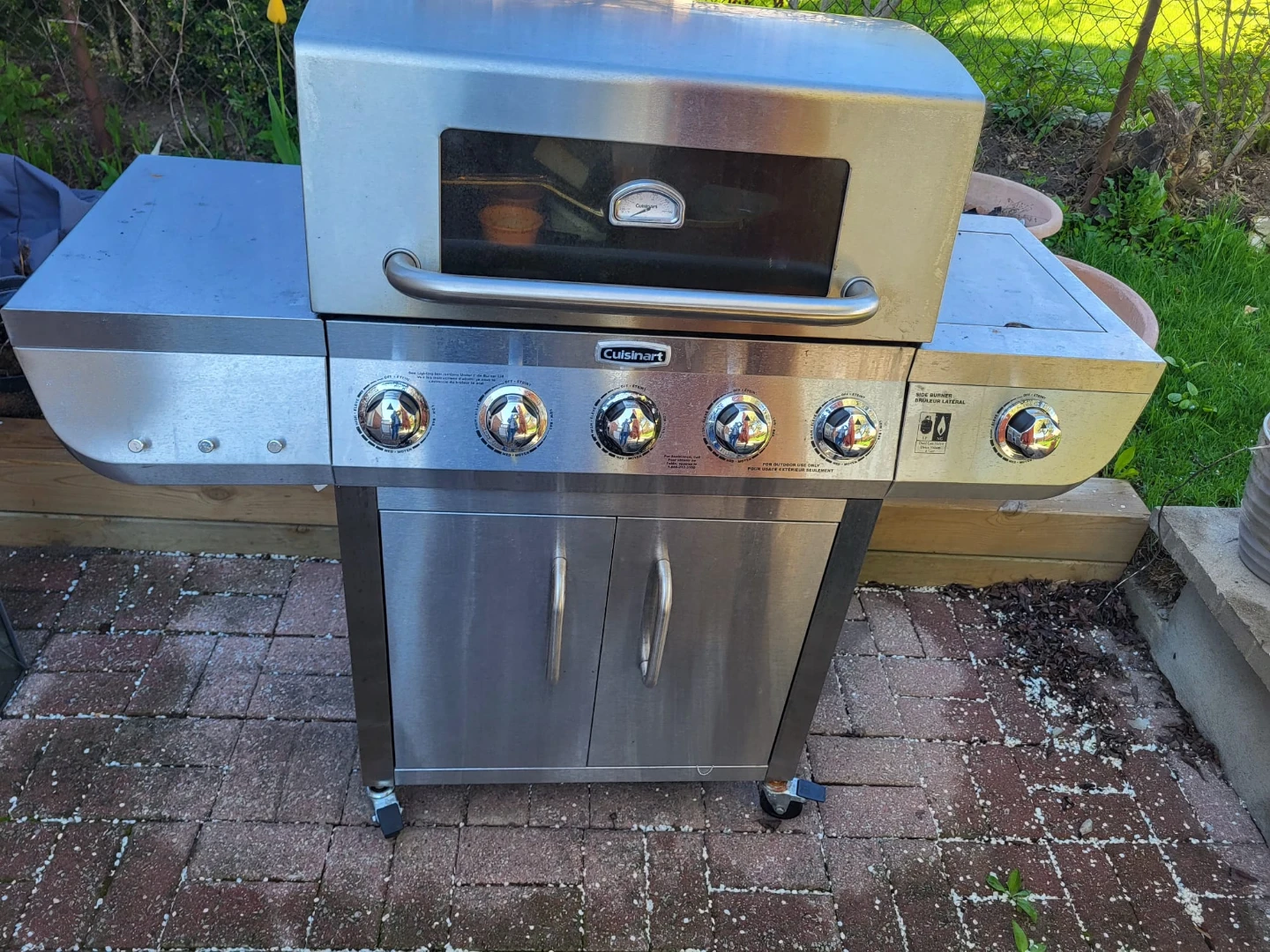 Cuisinart 5-Burner Propane Gas Grill with Side Burner - photo 4