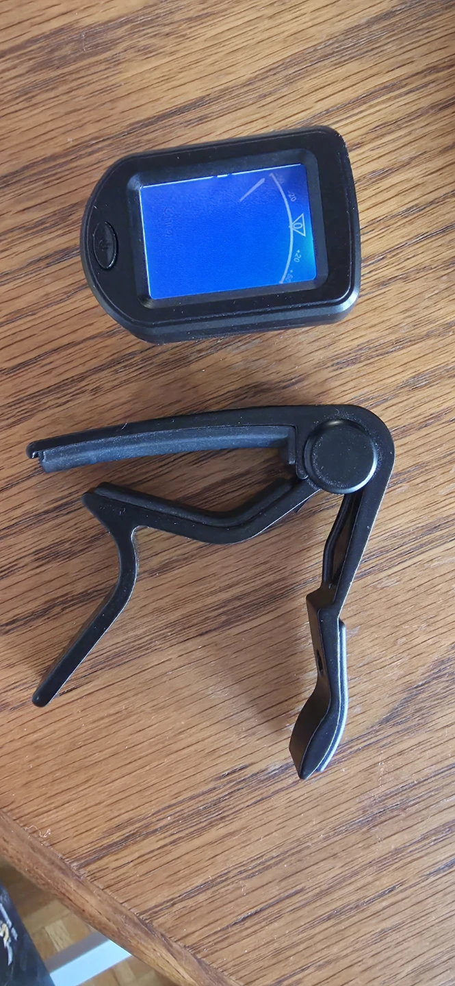 Guitar Tuner and Guitar Capo Set