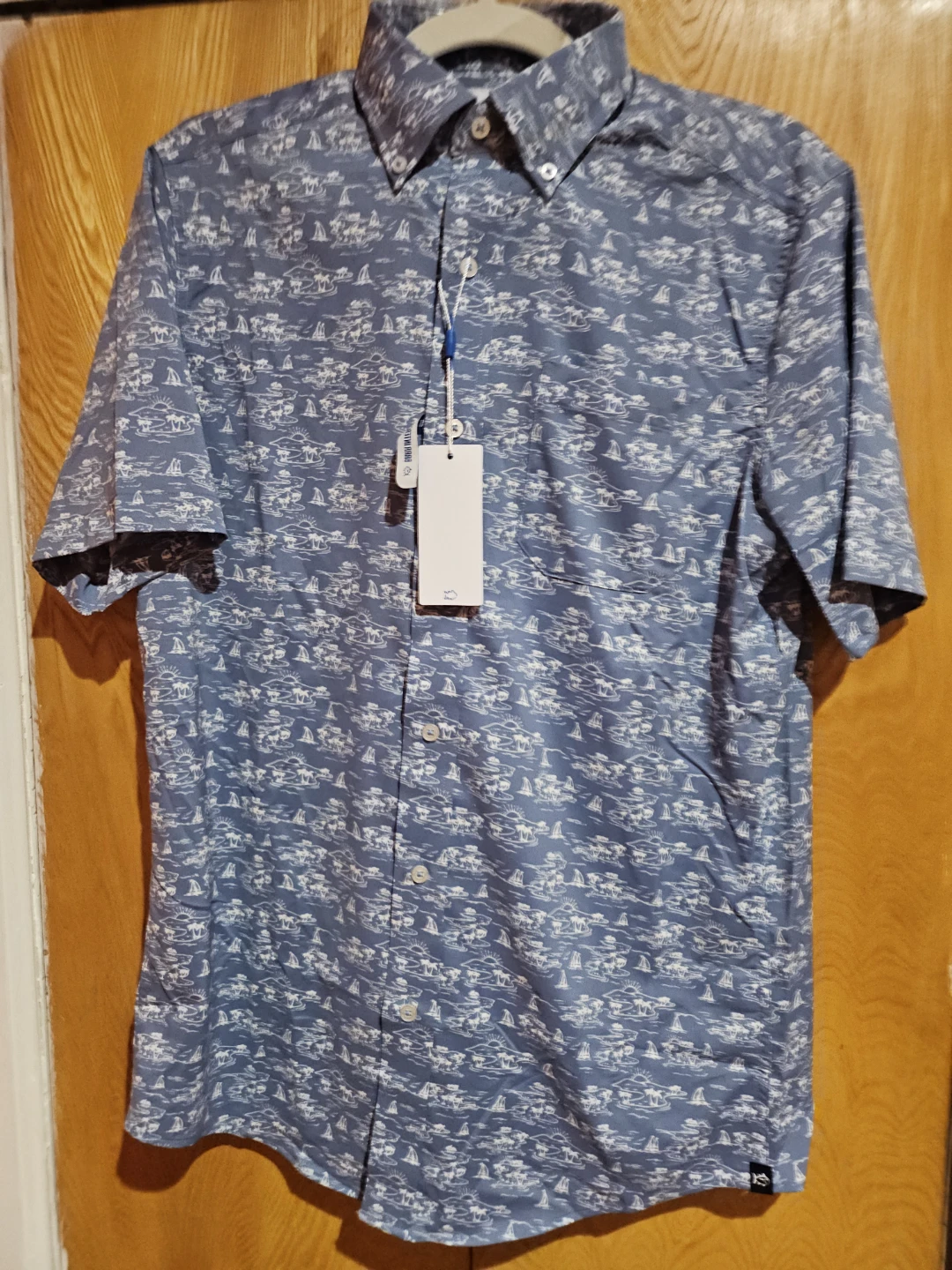 Southern Tide Men's Short Sleeve Button-Up Shirt