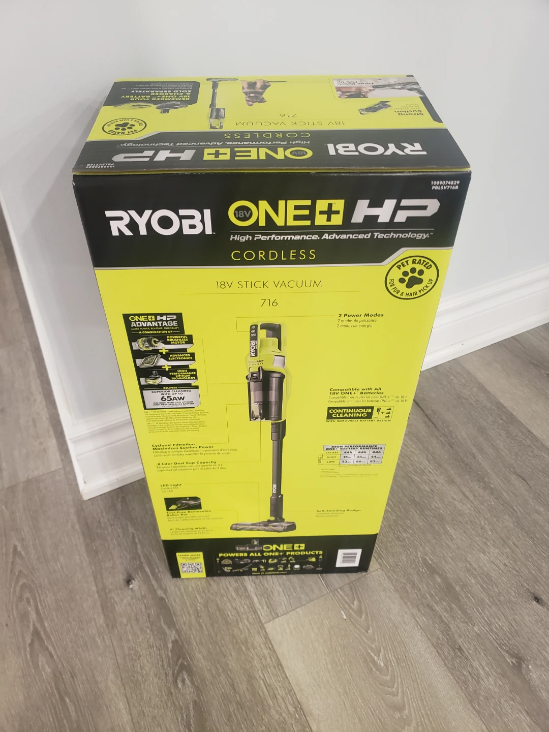 Ryobi ONE+ HP 18V Stick Vacuum 716 - photo 2