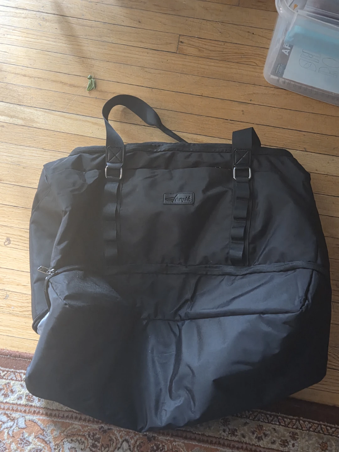 XL Black Travel Duffel Bag + Toiletry bag