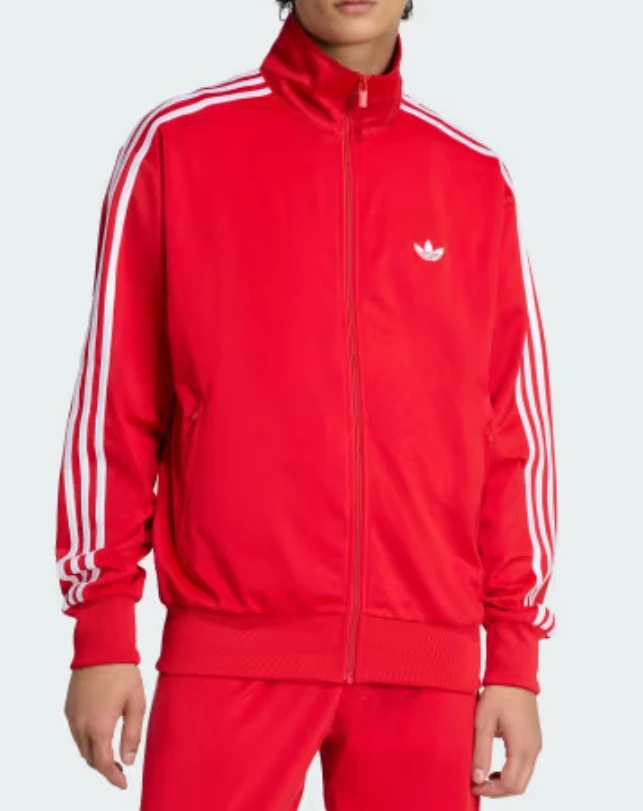 Adidas Track Jacket Red Medium