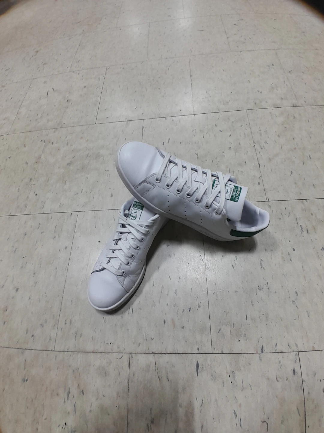 Adidas Stan Smith Sneakers - White/Green Men's Size 10