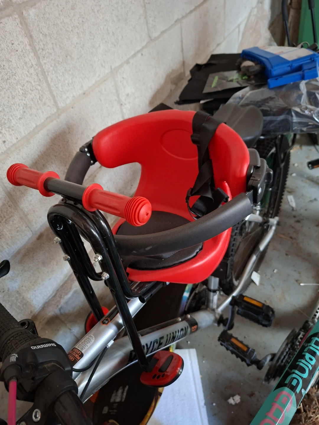 Red Kids Bike Seat - photo 4