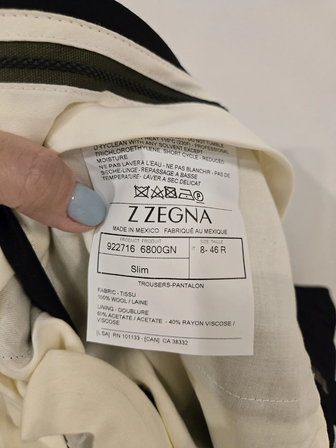 Brand new Z Zegna Slim Trousers - photo 4