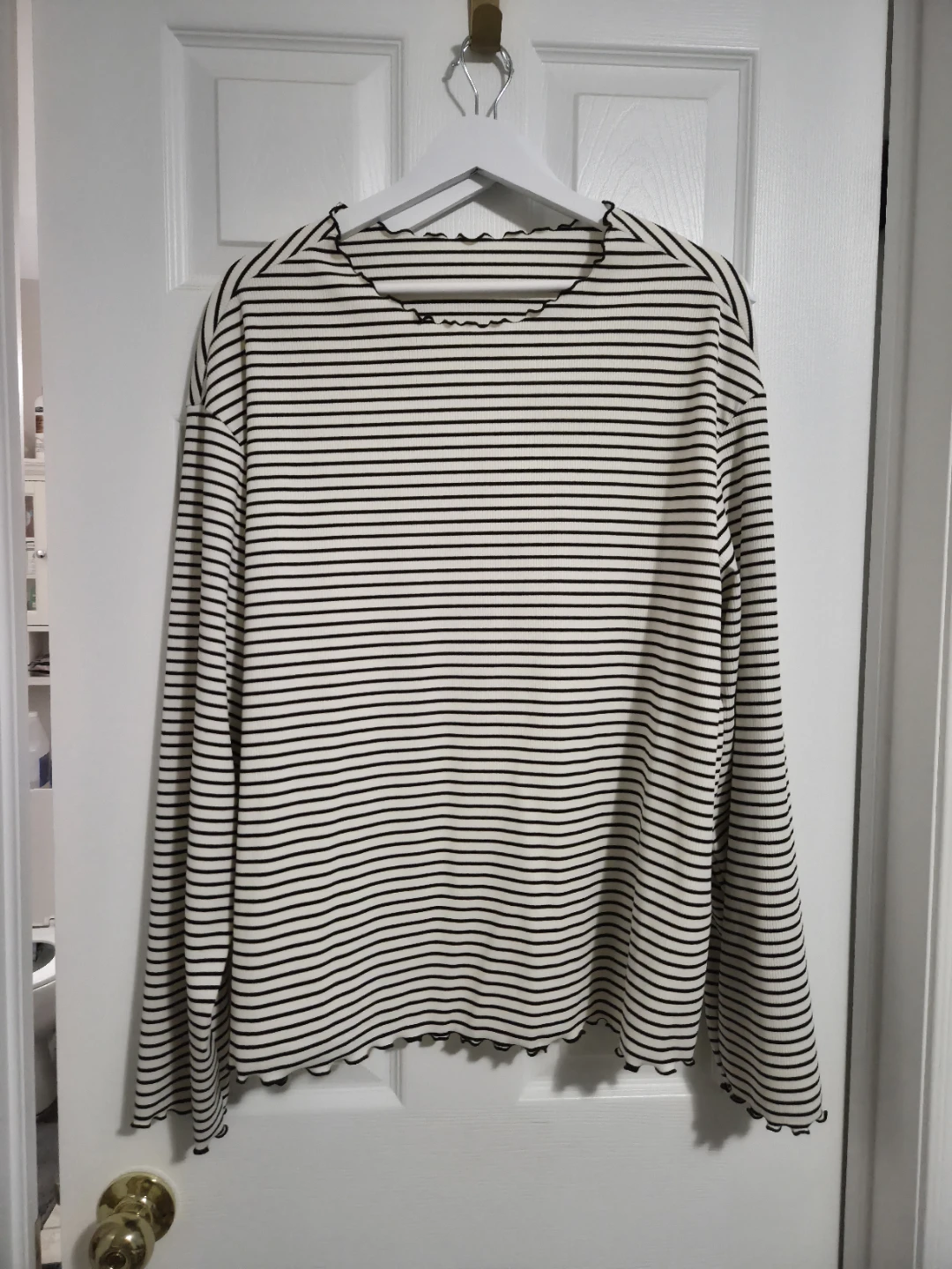 DAZY Plus Striped Long Sleeve Top - photo 3