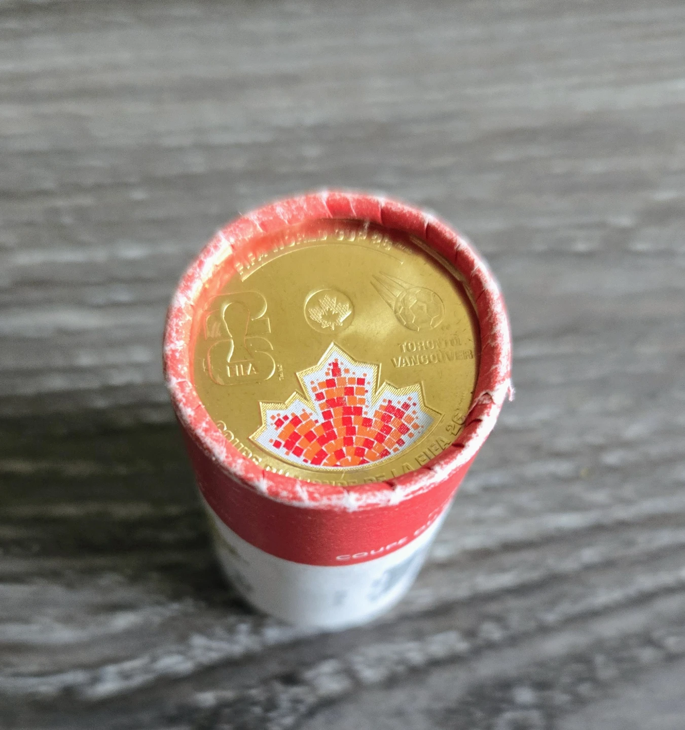 FIFA World Cup 2026 loonie. ROYAL CANADIAN MINT Roll