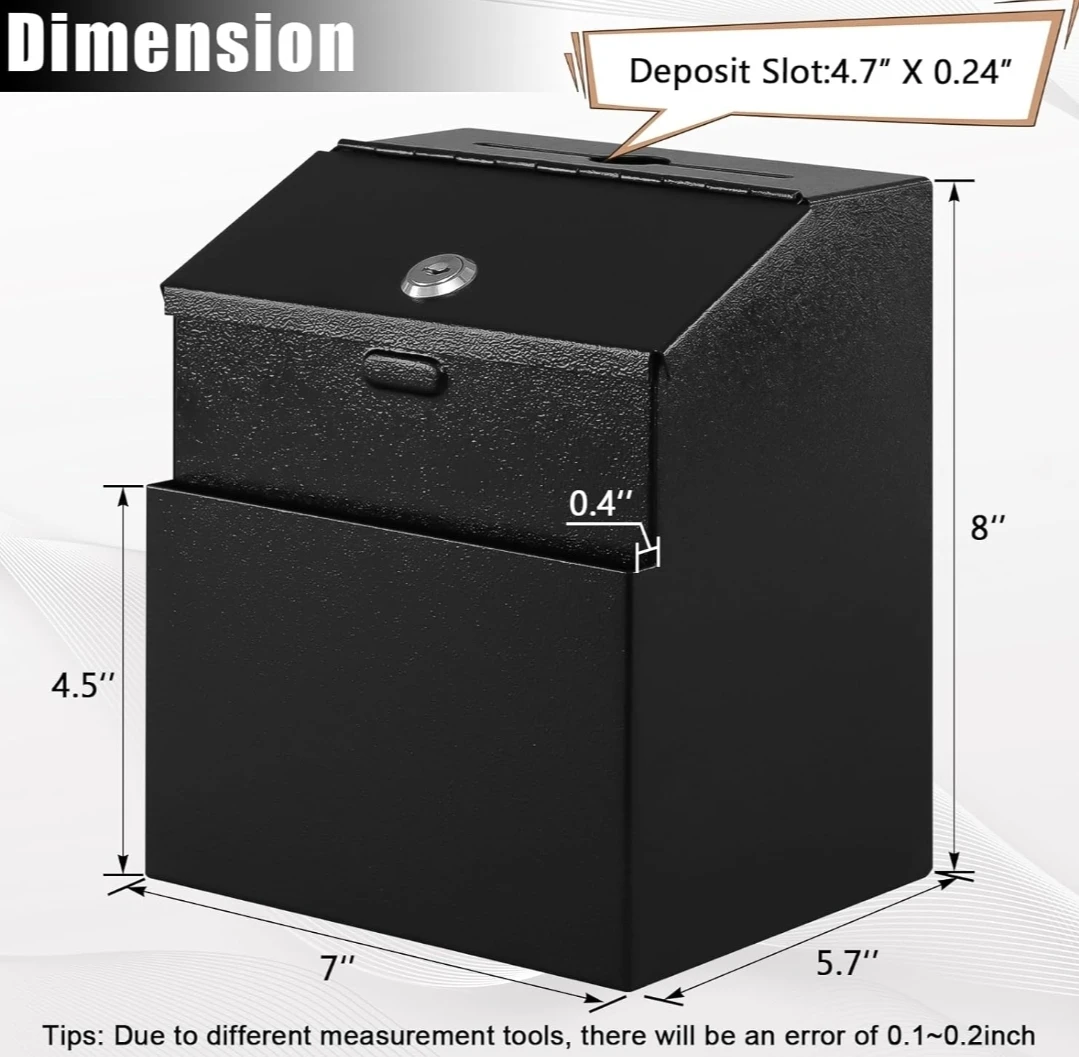 Multipurpose Lockable Drop Box
