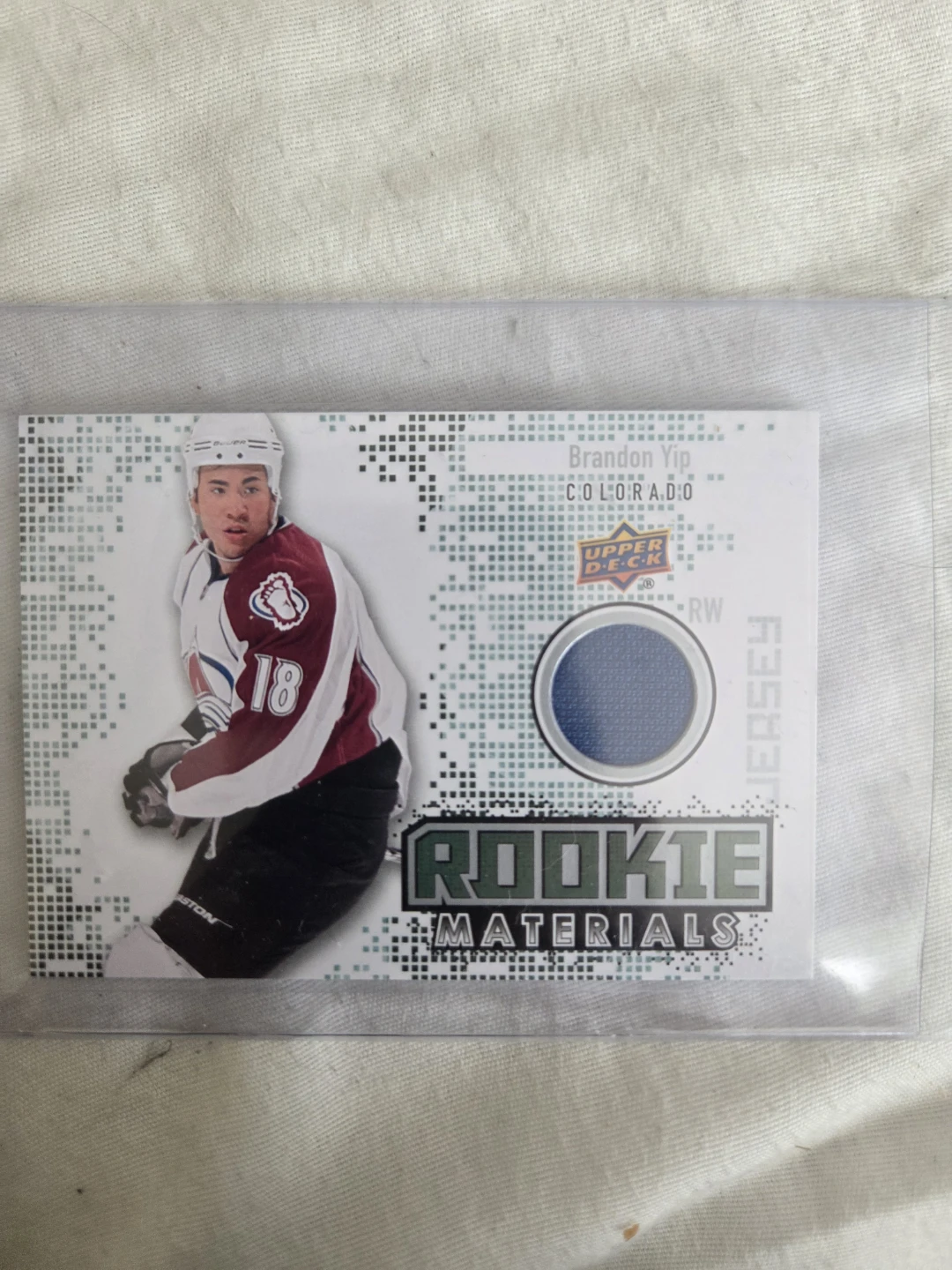 Brandon Yip 2004 Rookie Materials Hockey Card