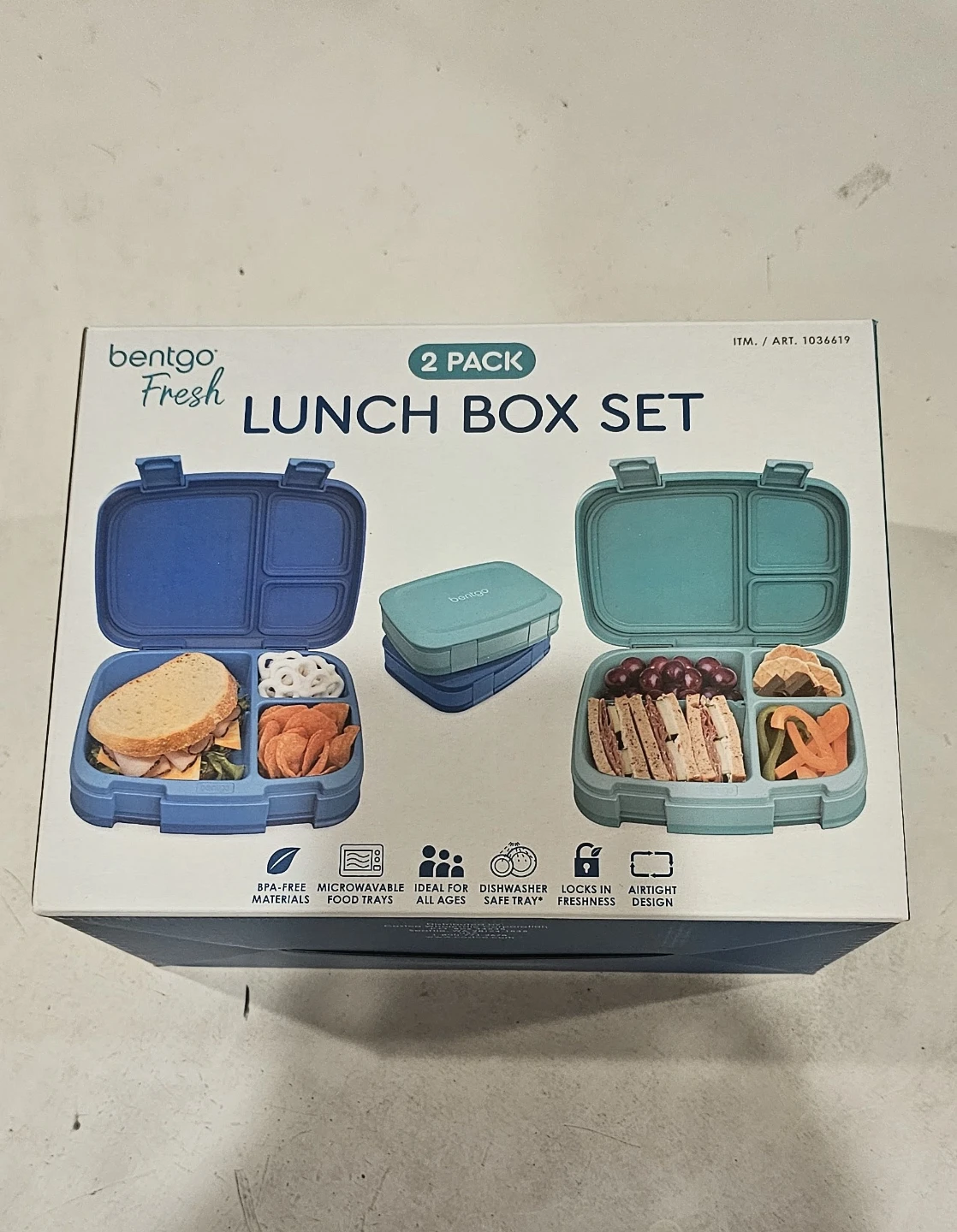 Bentgo Fresh Lunch Box Set. 2 Pack