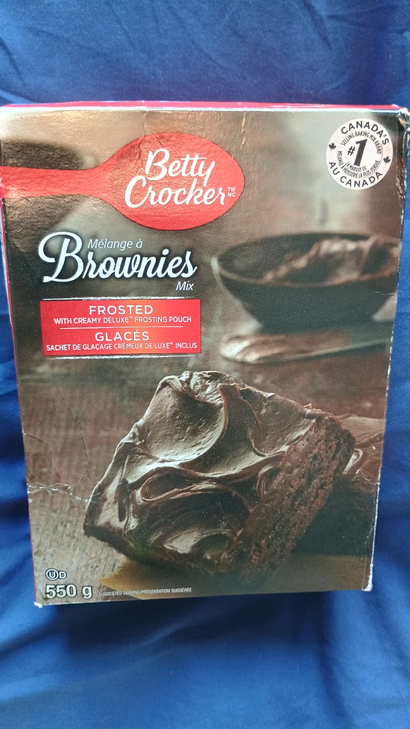 ⚽  Betty Crocker Frosted Brownies Mix