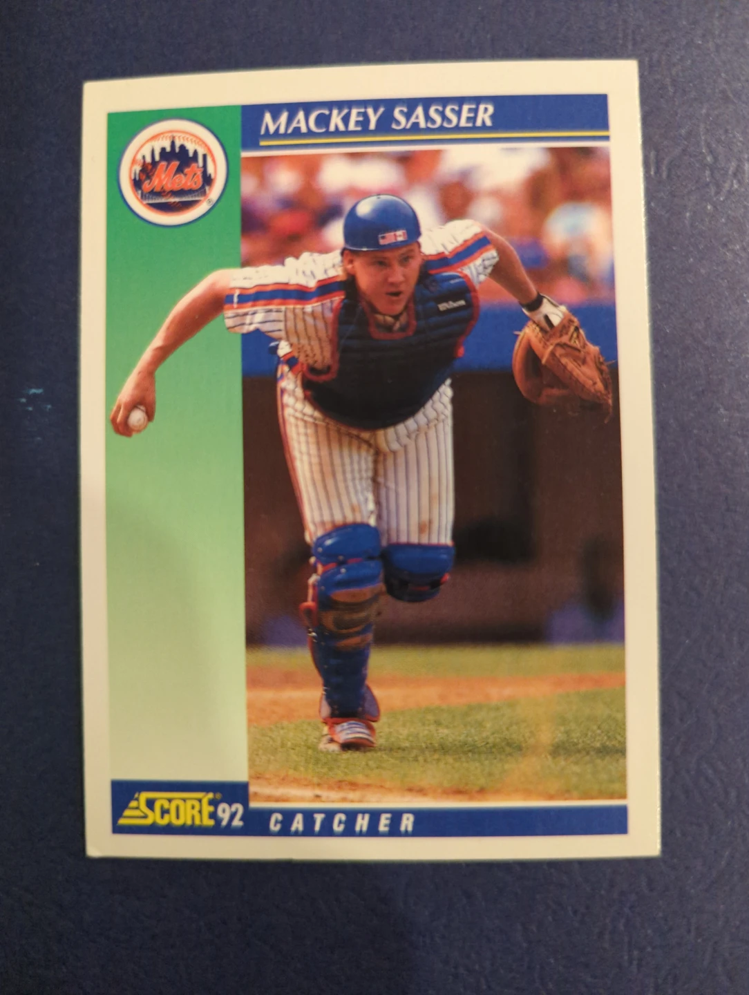 1992 Score Baseball Card - Mackey Sasser ⚽
