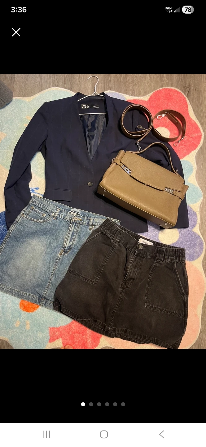 ZARA Blazer, Denims & Ardenes Skirt Bundle