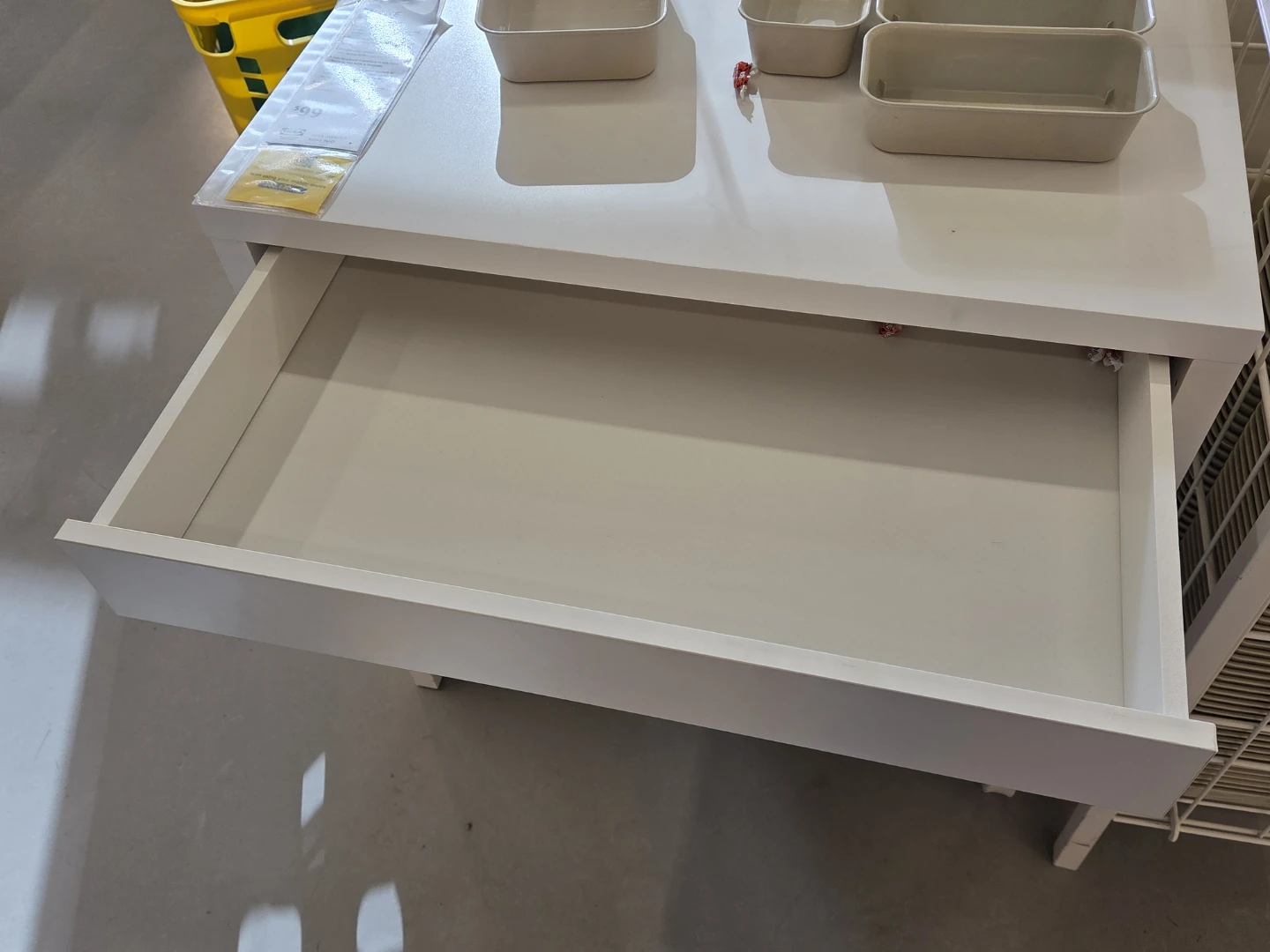 IKEA MICKE White Desk with Drawer | Excellent Condition - photo 2