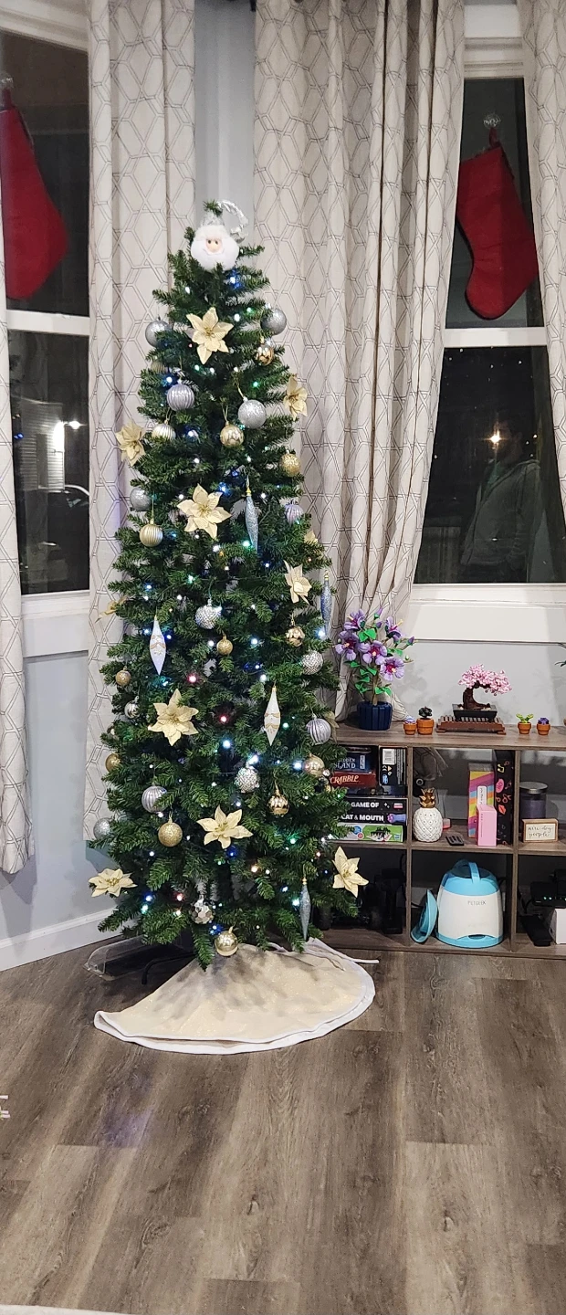 Artificial Slim 7ft Christmas Tree ⚽