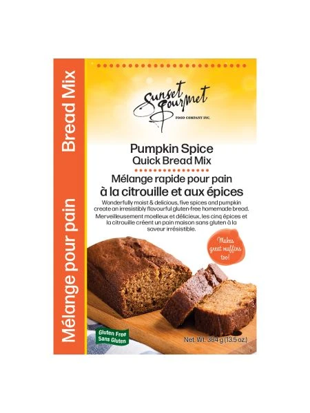 Sunset Gourmet Pumpkin Spice Quick Bread Mix 384g ⚽