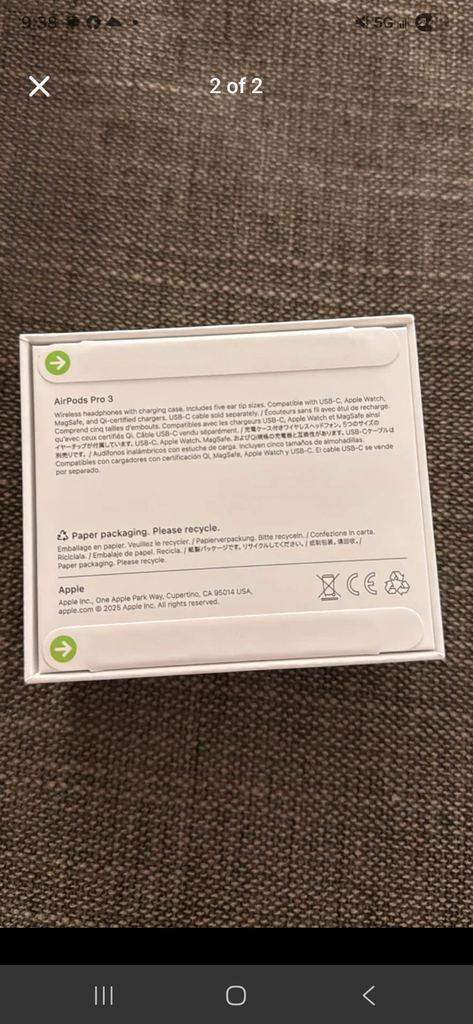 Apple AirPods Pro 3rd Generation Wireless Earbuds - photo 2