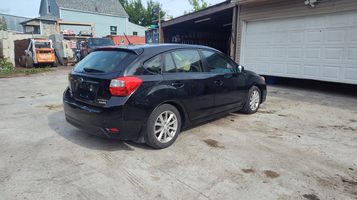 Black Subaru Impreza