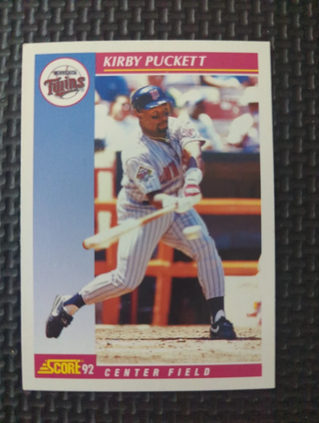 ⚽ Score 1992 Kirby Puckett Baseball Card