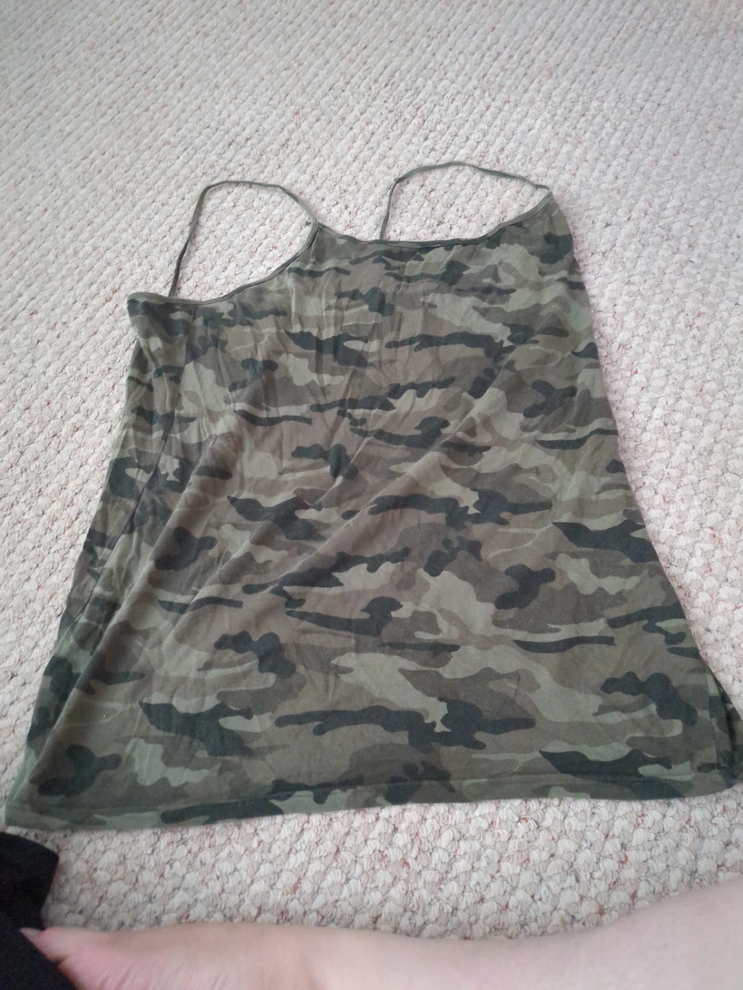 Camouflage Cami Top XL