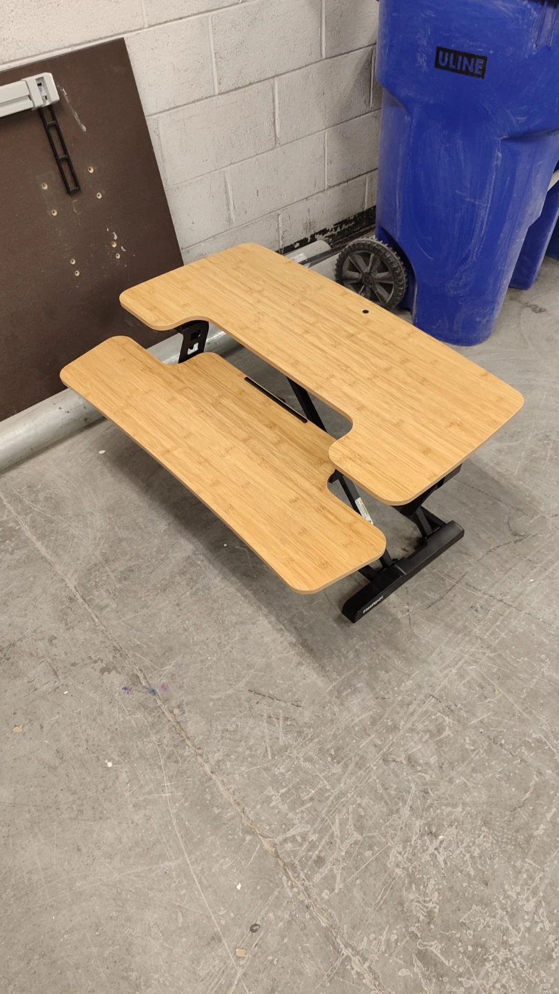 Bamboo Standing Desk Converter