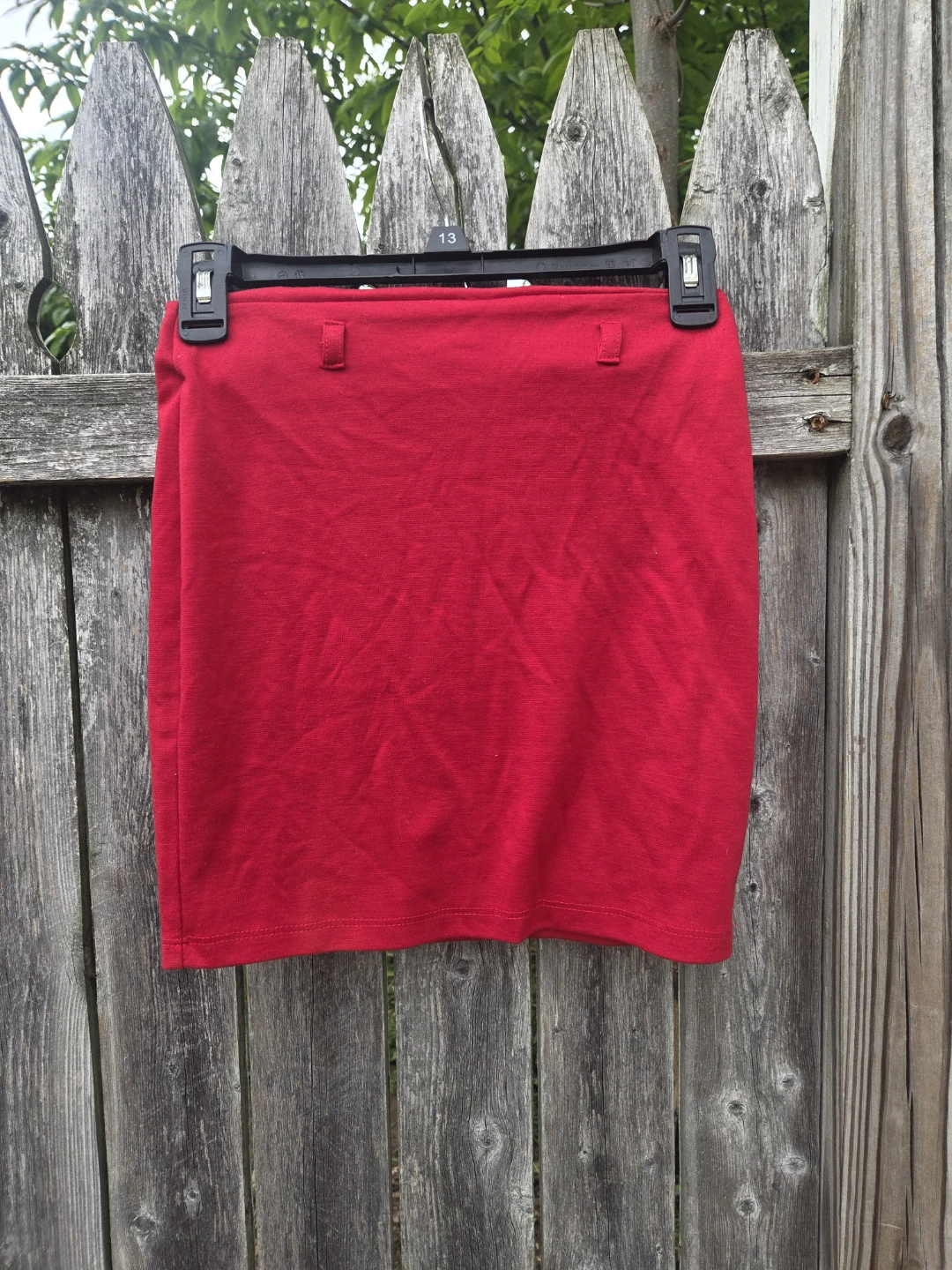 Red Manifesto Mini Skirt