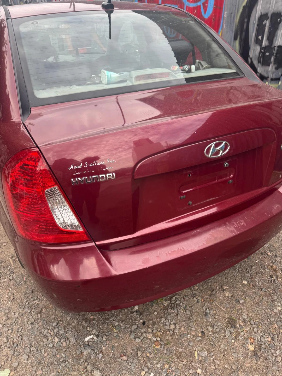 Red Hyundai Sedan - photo 4